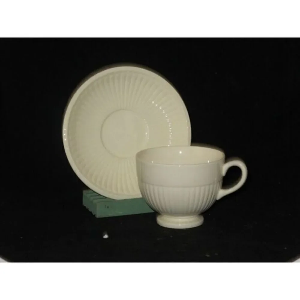 Wedgwood Edme Teacup Cup & Saucer Set‎ (s) Queens Ware
